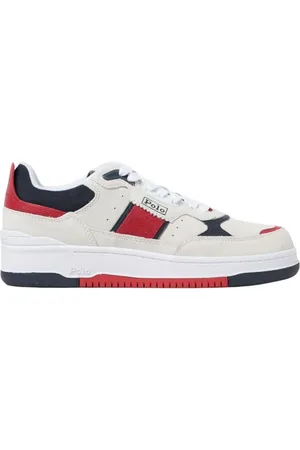 Ralph Lauren Sko, Herre, Flerfarvet, 41 EU, Læder, Lave Top Blonder Sneakers til Masters