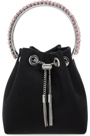 Jimmy Choo Taske, Dame, Sort, ONE SIZE, Uld, Bon Bon Bucket Bag