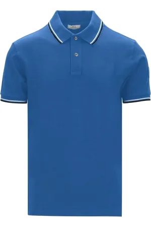 Woolrich Top, Herre, Blå, 2XL, Bomuld, Monterey Polo