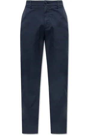 Giorgio Armani Bukser, Herre, Blå, L, Bomuld, Bukser med lommer