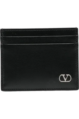 VALENTINO GARAVANI Tilbehør, Herre, Sort, ONE SIZE, Læder, VLogo Signature Kortholder