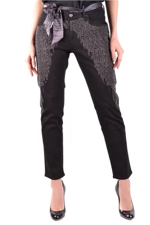 Jacob Cohen Bukser, Dame, Sort, W27, Bomuld, Slim-fit Bukser