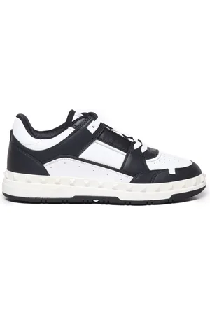 VALENTINO GARAVANI Sko, Herre, Sort, 43 EU, Uld, Freedots Low-Top Sneakers