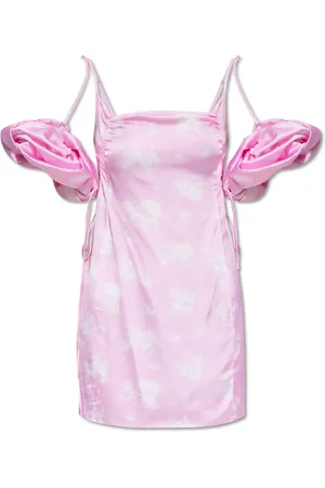 Jacquemus Kjole, Dame, Lyserød, XS, Uld, Chou Mini Slip Dress