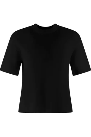 THEORY Top, Dame, Sort, S, Bomuld, Sort Bomuld T-shirt Relaxed Fit