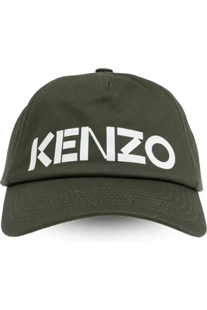 Kenzo Tilbehør, unisex, Grøn, ONE SIZE, Bomuld, Grøn Kasket
