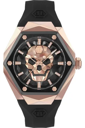 Philipp Plein Tilbehør, Herre, Sort, ONE SIZE, The $Kull Spikes Watch