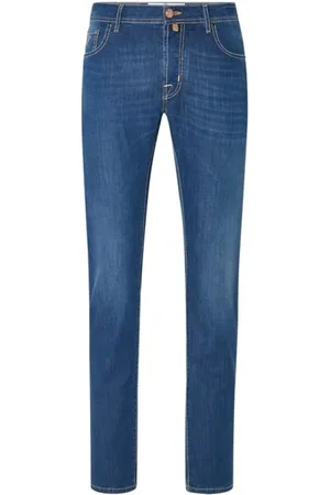 Jacob Cohen Jeans, Herre, Blå, W42, Bomuld, Slim Fit Jeans