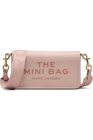 Marc Jacobs Taske, Dame, Lyserød, ONE SIZE, Uld, Rosa læder skuldertaske med flap