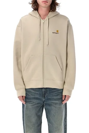Carhartt Sweathshirts & Hoodies, Herre, Brun, M, Bomuld, Scrip Full Zip Hættetrøje