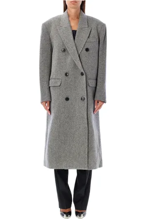 Isabel Marant Frakke, Dame, Sort, 2XS, Uld, Lexana Uldfrakke
