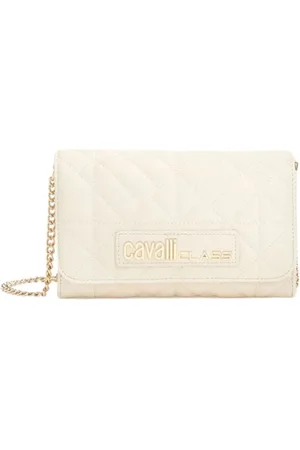 Roberto Cavalli Taske, Dame, , ONE SIZE, Uld, Stilfuld kæde skuldertaske med klap