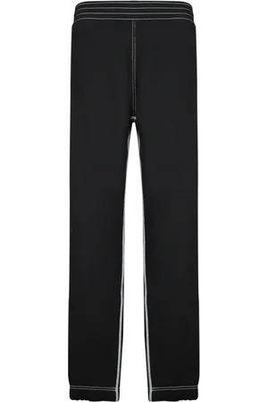 Givenchy Bukser, Herre, Sort, L, Bomuld, Sorte Bukser med Snørelukning