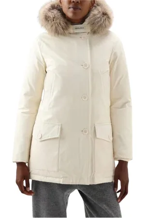 Woolrich Jakke, Dame, , XS, Læder, Vinterjakke med Aftagelig Læderparka