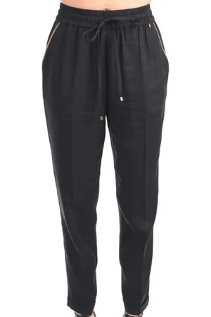 Kocca Bukser, Dame, Sort, L, Sorte joggingbukser med elastisk linning