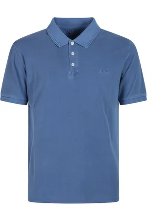 Woolrich Top, Herre, Blå, M, Bomuld, Klassisk Polo Shirt