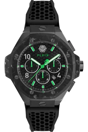 Philipp Plein Tilbehør, Herre, Sort, ONE SIZE, Chrono Royal 46mm Ur