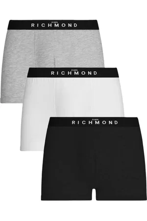 John Richmond Undertøj, Herre, Flerfarvet, XL, Bomuld, Low-rise Cotton Boxer Briefs Pack