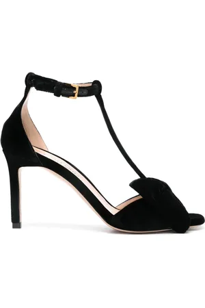 Tom Ford Sko, Dame, Sort, 40 EU, Læder, Sandaler med mellemhøj hæl
