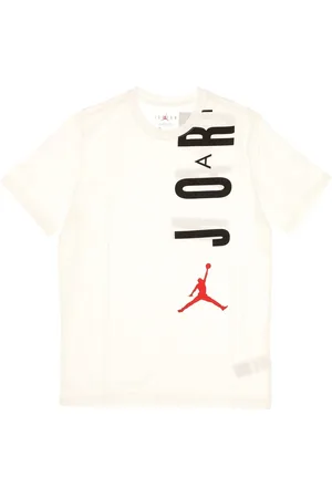 Jordan Top, Herre, Hvid, XS, Bomuld, Air Stretch Crew T-shirt