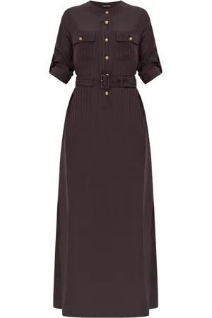 Tom Ford Kjole, Dame, Brun, M, Elegant Sort Kjole