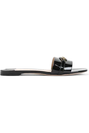 Tom Ford Sko, Dame, Sort, 36 EU, Uld, Sorte Slides Sandaler