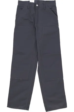 Carhartt Bukser, Herre, Blå, W29 L32, Bomuld, Dobbelt Knæ Arbejdsbukser