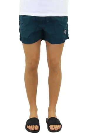 Stone Island Badetøj, Herre, Grøn, S, Polyester, Beachwear Shorts