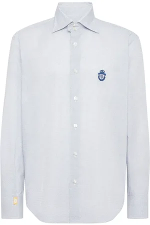 BILLIONAIRE Skjorte, Herre, Blå, S, Casual Shirt med modelnummer