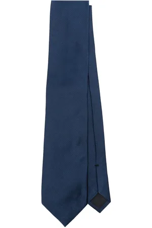 Tom Ford Tilbehør, Herre, Blå, ONE SIZE, Silke Mogador Slips