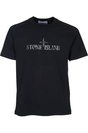 Stone Island Top, Herre, Sort, M, Bomuld, Klassisk T-shirt