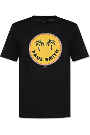 Paul Smith Top, Herre, Sort, 2XL, Bomuld, T-shirt med print
