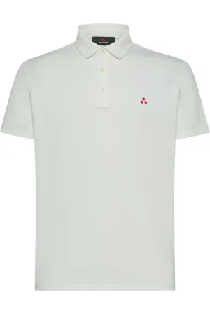 Peuterey Top, Herre, Hvid, M, Bomuld, Short Sleeve Polo Mezzola 02