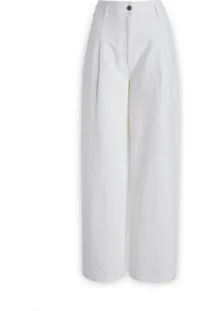 Serafini Bukser, Dame, Hvid, 2XS, Wide Bukser