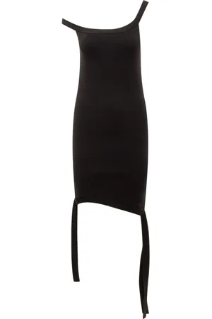 J.W.Anderson Top, Dame, Sort, S, Bomuld, Dekonstrueret Asymmetrisk Kjole