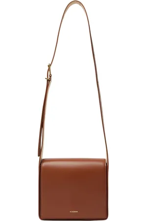 Jil Sander Taske, Dame, Brun, ONE SIZE, Uld, Sling Medium Skuldertaske