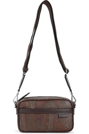 Etro Taske, Herre, Brun, ONE SIZE, Bomuld, Brun Crossbody Taske
