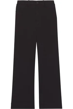 Proenza Schouler Bukser, Dame, Sort, M, Bomuld, Wide Leg Bomulds Culotte Jeans