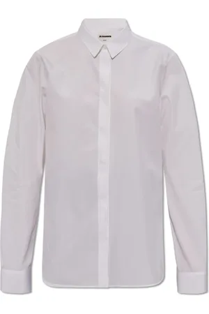 Jil Sander Bluser & Skjorter, Dame, Hvid, L, Bomuld, Monday Bluse
