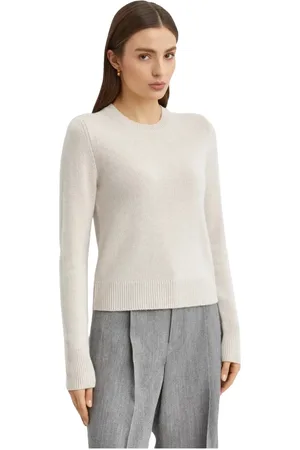 Vince Strik, Dame, , XS, Cashmere, Cashmere Sweater Rund Hals Langærmet