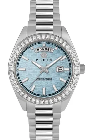 Philipp Plein Tilbehør, Dame, Grå, ONE SIZE, Date Superlative Ur