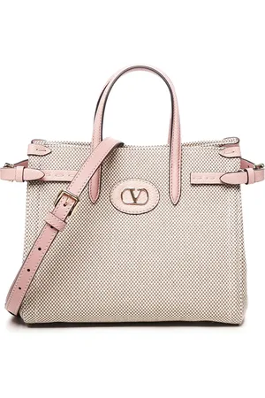 VALENTINO GARAVANI Taske, Dame, Lyserød, ONE SIZE, Bomuld, Lille Tote Håndtaske
