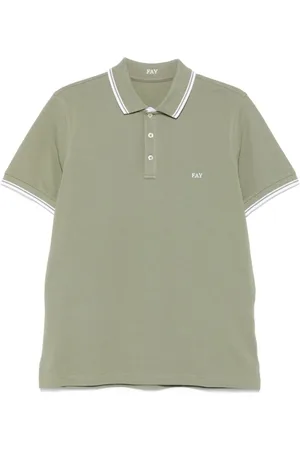 FAY Top, Herre, Grøn, XL, Grøn Poloshirt Kort Ærme