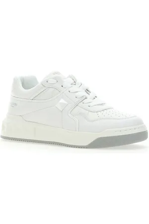 VALENTINO GARAVANI Sko, Herre, Hvid, 41 EU, One Stud Sneakers
