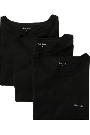 Paul Smith Top, Herre, Sort, S, Bomuld, Logo-Print Bomuld T-Shirt Pakke