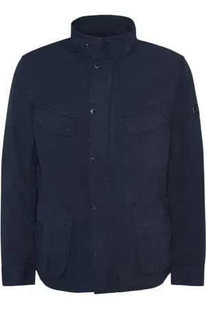 Barbour Jakke, Herre, Blå, M, Blå Motorcykeljakke