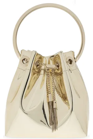 Jimmy Choo Taske, Dame, Gul, ONE SIZE, Uld, Mirror Effect Bon Bon Skuldertaske