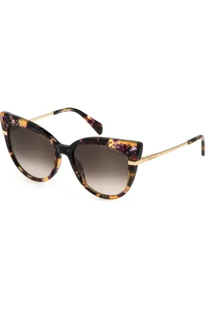 BLUMARINE Tilbehør, Dame, Brun, 55 MM, Harmoni af sensuelle og romantiske solbriller