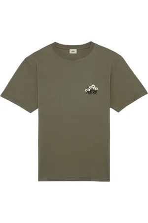 Autry Top, Herre, Grøn, S, Bomuld, Blomstret Grafisk T-shirt Regular Fit