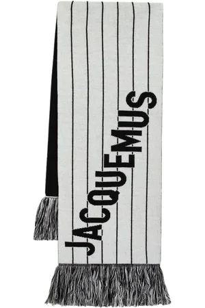 Jacquemus Tilbehør, Dame, Sort, ONE SIZE, Uld, The Liga scarf
